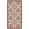 vidaXL Garden Wall Decoration 105x55 cm Corten Steel Moorish Design
