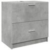 vidaXL Sink Cabinet Concrete Grey 59x37x59 cm Engineered Wood