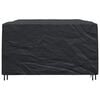 vidaXL Furniture Cover Plain Black 270 x 180 x 90 cm 600D