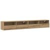 vidaXL TV Wall Cabinet Wall-mounted 2 pcs Artisan oak 100 x 30 x 30 cm