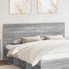 vidaXL Headboard with Headboard Grey Sonoma 200 cm Engineered wood