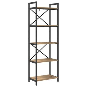 vidaXL Bookshelf Artisan Oak 56 x 34 x 171 cm Engineered Wood