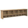 vidaXL Wall-Mounted Coat Rack Wall-Mounted Artisan Oak Engineered wood