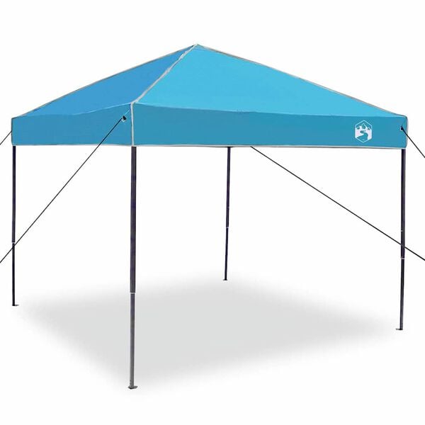 vidaXL Canopy Tent Manual Blue 243 x 243 x 251 cm Fabric