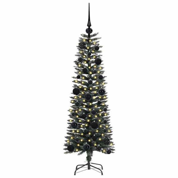 vidaXL Artificial Christmas Tree with 150 LEDs with Stand Green 120 cm