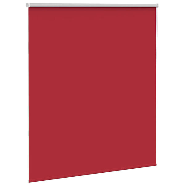 vidaXL Roller Blind Blackout Red 135x150 cm Fabric Width 131.6 cm Polyester