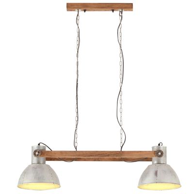vidaXL Industrial Hanging Lamp 25 W Silver 109 cm E27