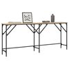 vidaXL Console Table Sonoma Oak 180x29x75 cm Engineered Wood