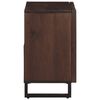 vidaXL Bathroom Sink Cabinet 62x34x58 cm Brown Solid Wood Mango