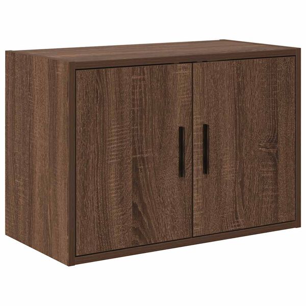 vidaXL Garage Wall Cabinet Brown Oak Engineered Wood