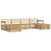vidaXL Sofa Sets 6 pcs White Solid Acacia Wood
