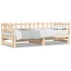 vidaXL Pull-out Day Bed without Mattress 2x(90x200) cm Solid Wood