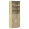 vidaXL Highboard Sonoma Oak 70x42,5x185 cm Engineered Wood