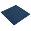 vidaXL Carpet Tile Blue 50 x 50 cm 20 pcs PP and Bitumen