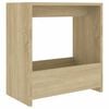 vidaXL Side Table Sonoma Oak 50x26x50 cm Engineered Wood