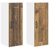 vidaXL Kitchen Cabinet 2 pcs Old Wood 30 x 31 x 80 cm Engineered Wood