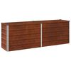 vidaXL Raised Garden Bed Rusty 160 x 40 x 55 cm corton
