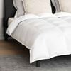 vidaXL Duvet Set with Pillow 3 pcs White Microfiber and Cotton