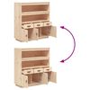 vidaXL Highboard 100x40x108.5 cm Solid Wood Pine