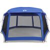 vidaXL Pool Tent with Removable Fly & Mesh Walls Azure Blue 670x590 cm