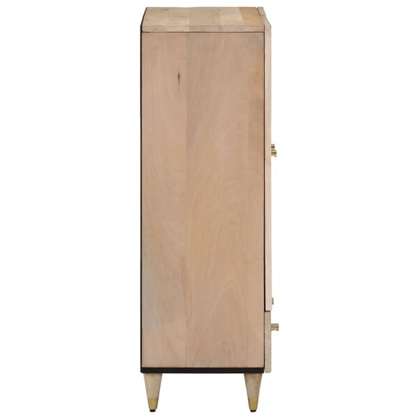 vidaXL Highboard 60x33x100 cm Solid Wood Mango