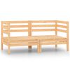 vidaXL Garden 2-Seater Sofa Solid Pinewood