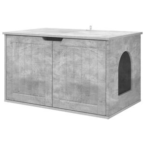 vidaXL Cat House Concerte 85 x 55 x 50.5 cm Engineered Wood