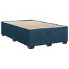 vidaXL Box Spring Bed with Mattress Blue 120x200 cm Velvet