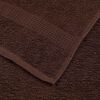 vidaXL Towels 10 pcs "FROGN" Brown 100x200 cm 100% Cotton