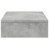 vidaXL Monitor Stand Concrete Grey 50x27x10 cm Engineered Wood