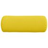 vidaXL Bolster Pillows 2 pcs Light Yellow Ø 25 x 70 cm Fabric