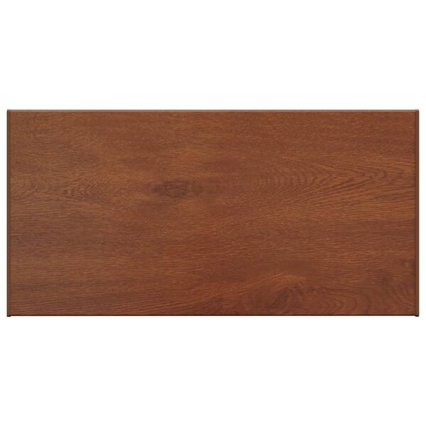 vidaXL Window Sill Brown Wood 80 x 40 x 4.5 cm PVC