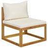 vidaXL 9 Piece Garden Lounge Set with Cushions Solid Wood Acacia (UK/IE/FI/NO only)