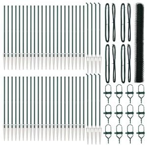 vidaXL Welded Wire Fence with Spikes 100 x 1.6 m (W x H)