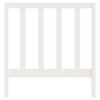 vidaXL Bed Headboard White 96x4x100 cm Solid Wood Pine