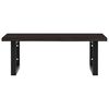 vidaXL Basin Shelf Wall Mounted Steel and Solid Wood Oak