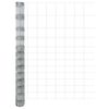 vidaXL Field Fence Silver 25 x 1.5 m Galvanised steel