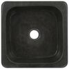 vidaXL Sink 30x30x15 cm Riverstone Black