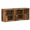 vidaXL LED Sideboard Old Wood 162 x 37 x 67 cm Engineered Wood