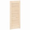 vidaXL Cabinet Door Louvred Design 69x29.5 cm Solid Wood Pine