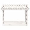 vidaXL Firewood Rack White 108x64.5x78 cm Solid Wood Pine