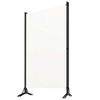 vidaXL 3-Panel Room Divider White 260x180 cm