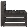 vidaXL 6 Piece Garden Lounge Set Grey Impregnated Pinewood