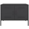 vidaXL TV Cabinets 2 pcs Black 68x39x50.5 cm Steel