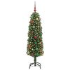 vidaXL Artificial Christmas Tree with 150 LEDs with Stand Green 150 cm