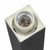 vidaXL Bollard Lights with Sensor&Outlet 3 pcs 110 cm Black IP44