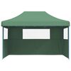 vidaXL Party Tent Folding Green 279 x 410 x 315 cm Oxford Fabric