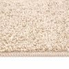 vidaXL Anti-slip Shaggy Rug Cream 120 x 120 cm PP