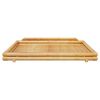 vidaXL Bed Frame without Mattress Bamboo 200x200 cm
