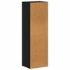 vidaXL Book Cabinet/TV Cabinet Black 36x30x114 cm Engineered Wood